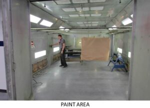 Paint area